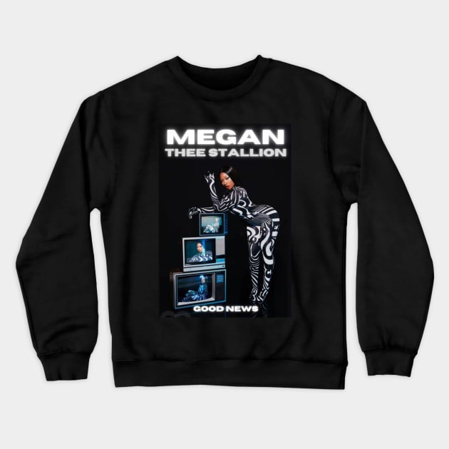 MEGAN THEE STALLION MERCH VTG Crewneck Sweatshirt by Birsencavus